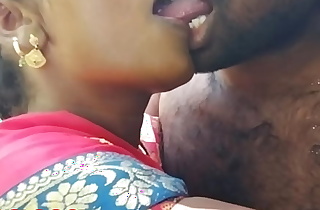 Desi horny girl was going to the forest and then calling her friend  kissing and fucking